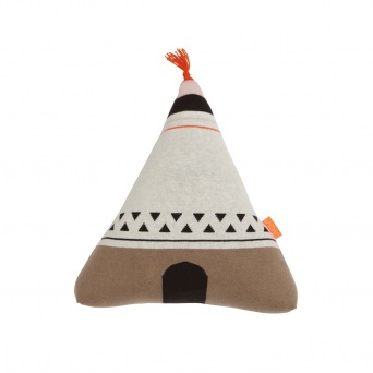  OYOY cushion WIGWAM, neon orange