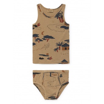  BOBO CHOSES Gombe Set T-Shirt & Slip