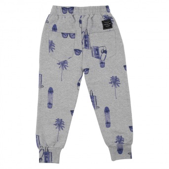  Soft Gallery Jules Pants Grey melange, AOP Summertime 