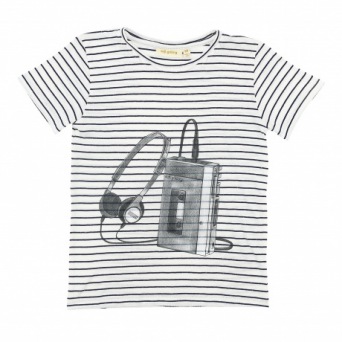  Soft Gallery Bass T-shirt Blue Stripe, Walkman