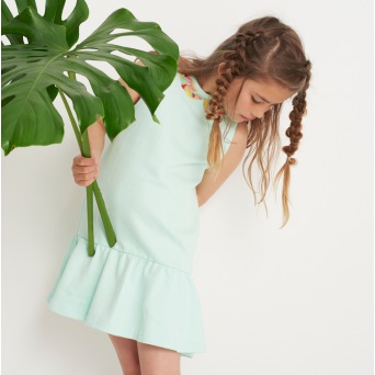  Soft Gallery Joya Dress Honeydew, Summer collar embroidery