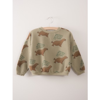  BOBO CHOSES Sweatshirt Green Otariinae