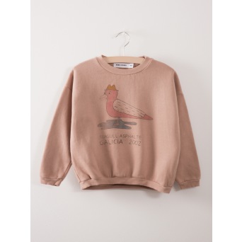  BOBO CHOSES Sweatshirt Seagull asphalte