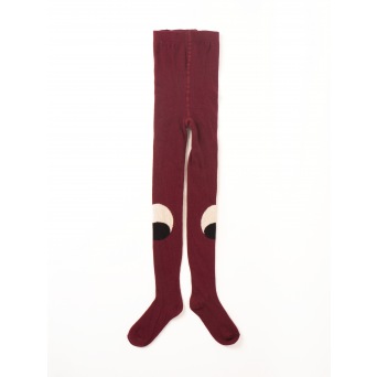  BOBO CHOSES Tights Eyes Burgundy