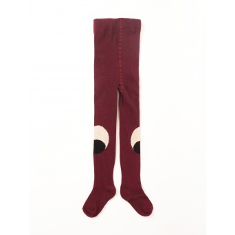  BOBO CHOSES Tights Eyes Burgundy