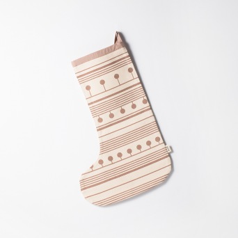  ferm LIVING Winterland Christmas Stocking, rose