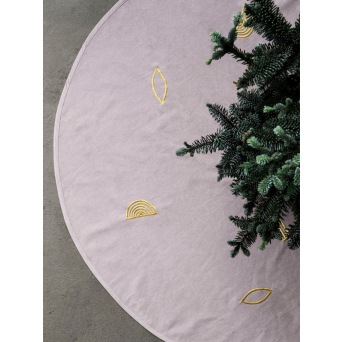  fermLIVING Christmas Tree Blanket - Rose