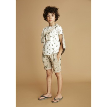  Soft Gallery Gabriel Shorts, AOP Big Cactus / Tan Melange