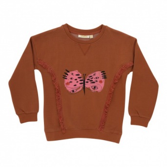  Soft Gallery Babs Sweatshirt, Eyefly / Baked Clay