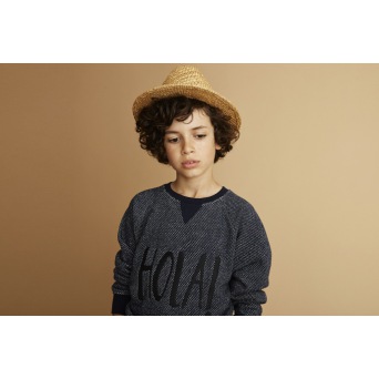  Soft Gallery Silas Sweatshirt, Hola / Marine, Hola Embroidery