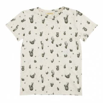  Soft Gallery Bass T-shirt w pocket, AOP Cactus / Desert Neppy