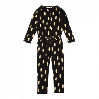  Soft Gallery Cass Jumpsuit, AOP Goldie / Jet Black