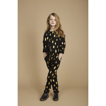  Soft Gallery Cass Jumpsuit, AOP Goldie / Jet Black