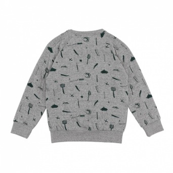  Soft Gallery Ryan Sweatshirt, AOP Painter / Dbl Grey/Pine Grove