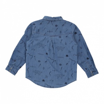  Soft Gallery Severin Shirt, AOP Artist / Coast