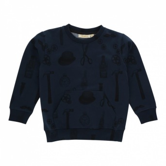  Soft Gallery Konrad Sweatshirt, AOP Creator / Reflecting Pond