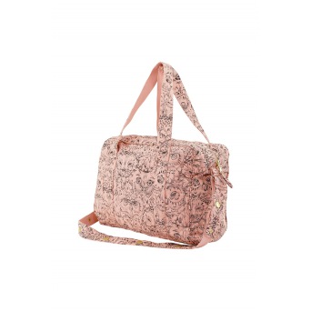  Soft Gallery Nursery Bag - Coral AOP Owl