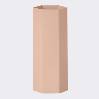  ferm LIVING Hexagon Vase - Rose