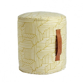  OYOY Mini paddy pouf - bamboo