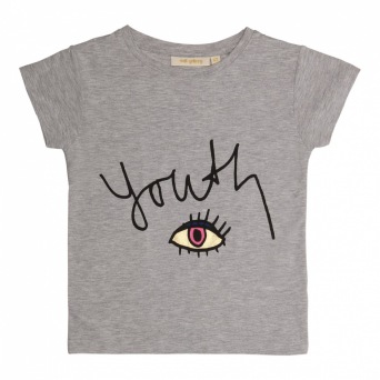  Soft Gallery Pilou T-shirt, Grey Melange, Youth