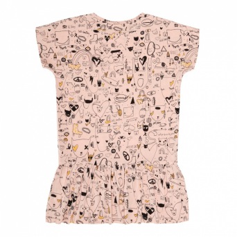  Soft Gallery Pippi Dress, Rose cloud, AOP Cutie