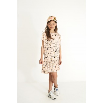  Soft Gallery Pippi Dress, Rose cloud, AOP Cutie