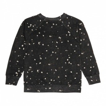  Soft Gallery Silas Sweatshirt, AOP Terazzo Black