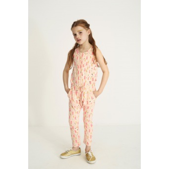  Soft Gallery Serpentine Jumpsuit, Peach Parfait, AOP Beat