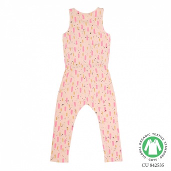  Soft Gallery Serpentine Jumpsuit, Peach Parfait, AOP Beat