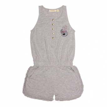  Soft Gallery Ayla Jumpsuit, Grey Melange, Peacesign