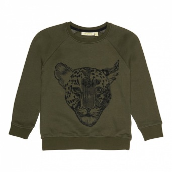  Soft Gallery Chaz Sweatshirt, Burnt Olive, Leo Emb.