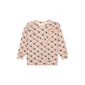  Soft GAllery  Betsy Sweatshirt, Rose Cloud, AOP Eyefan