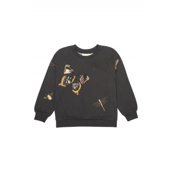  Soft Gallery Babs Sweatshirt, Peat, Morphology Emb. 