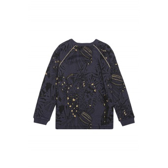  Soft GAllery Signe Sweatshirt, Outer Space, AOP Wings