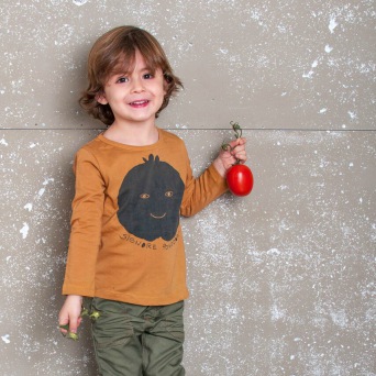  nadadelazos T-Shirt TOMATO, siena