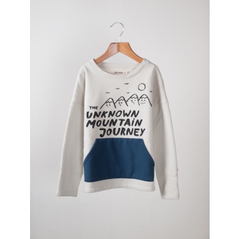  Bobo Choses Sweatshirt Kangaroo Pocket Mountains