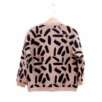  Picnik Bomber Sweater-Animal Print