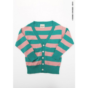  Bobo Choses Strickjacke STRIPES, gr