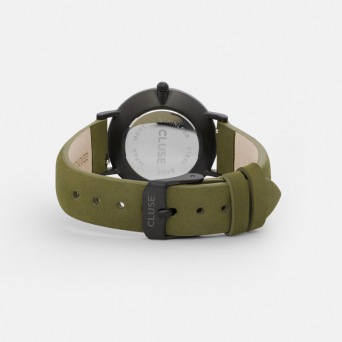  CLUSE watch Minuit Full Black/Olive Green 