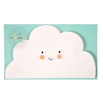  Meri Meri - Servietten Wolke - Cloud Shaped Napkin