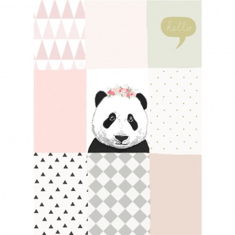  MINIMEL Print PANDA ROSE