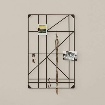  ferm LIVING  Square Rack (inclusive 8 hooks)