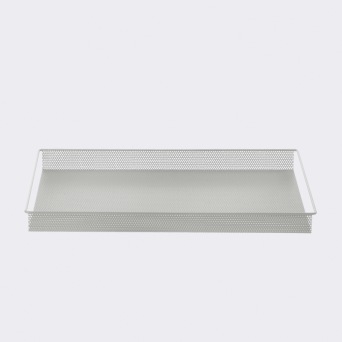  ferm LIVING  Metal Tray - Grey - Large