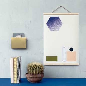  ferm LIVING Brass Wall Square