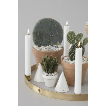  ferm LIVING Candle Holder Circle, Messing