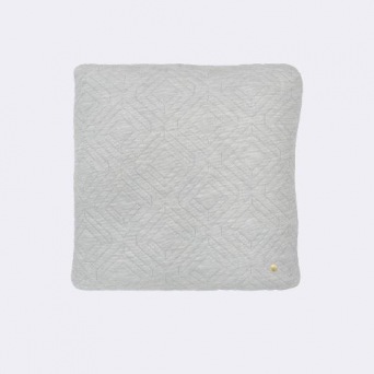  ferm LIVING Quilt Light Grey Cushion