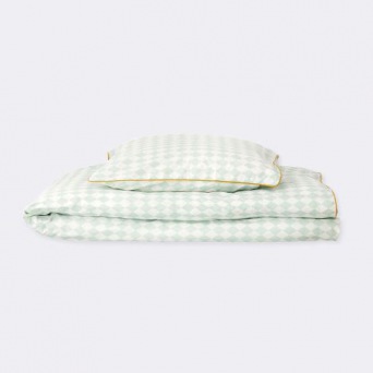  ferm LIVING Harlequin Bedding - Mint - Adult