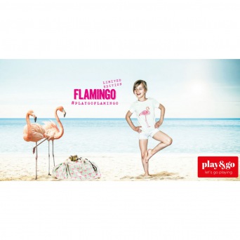  play & go Limited Edition Spielzeugtasche, Flamingo