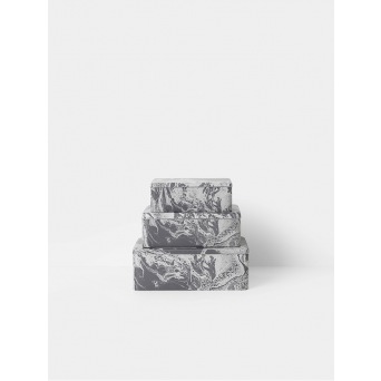  fermLIVING Tin Boxes - Marble (set of 3)