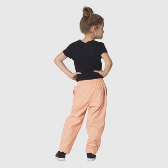  GOSOAKY Unisex Rain pants HIDDEN DRAGON, Peach Nectar